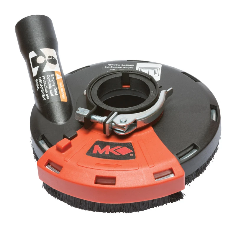5 Inch Diameter Hinged Vacuum Dust Shroud For Hand Grinders