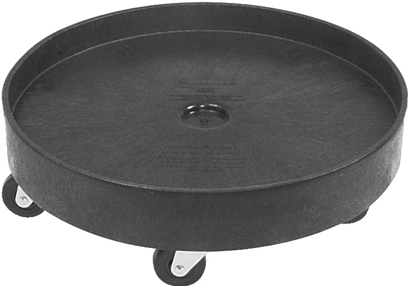 Universal Drum Dolly, 500 Lb Capacity, Black