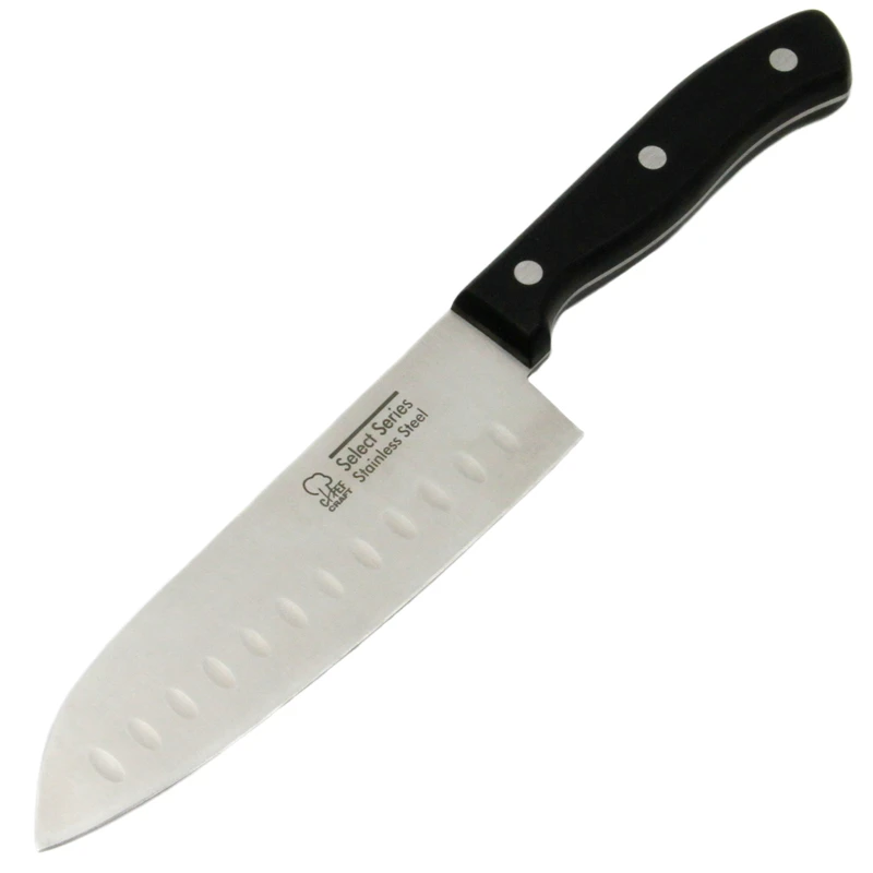 6.5 In. Stainless Steel Santoku Knife With Pom Handle - Model 21671