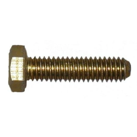 5/16-18 X 1-1/4 Yellow Zinc Grade 8 Coarse Hex Cap Screws - Heavy Duty Fasteners