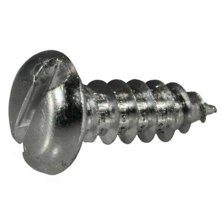 #10 X 1/2 Aluminum Slotted Pan Head Sheet Metal Screws - Smspa-120
