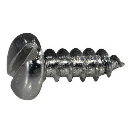 Midwest Fastener 6 X 3/8 In. Aluminum Slotted Pan Head Sheet Metal Screws