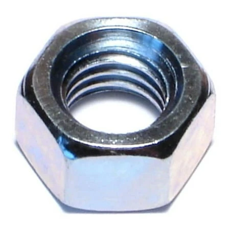 3/8-16 Zinc Plated Grade 2 Steel Coarse Thread Hex Nuts - Durable Fasteners