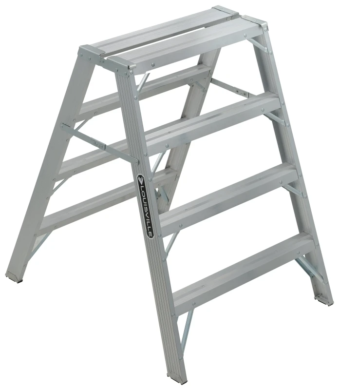 4 Ft. Aluminum Step Ladder With 300 Lb. Load Capacity And Type Ia Duty Rating