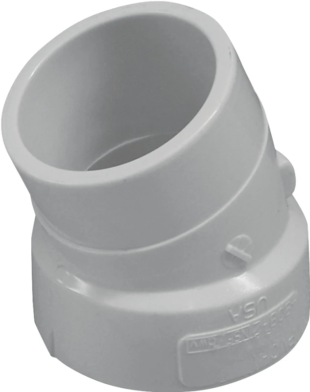 2 Inch Dwv Pvc 22.5 Degree Street Elbow - Model 192562