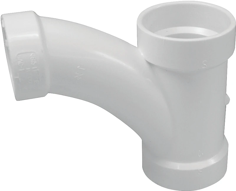 4 X 4 X 3 Inch Dwv Pvc Reducing Combination Tee Wye Pipe