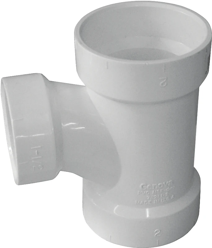 2" X 1-1/2" X 1-1/2" Dwv Pvc Sanitary Tee Pipe