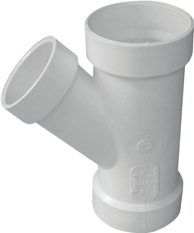 3x3x2 Inch Dwv Reducing Pvc Wye Pipe - Schedule 40