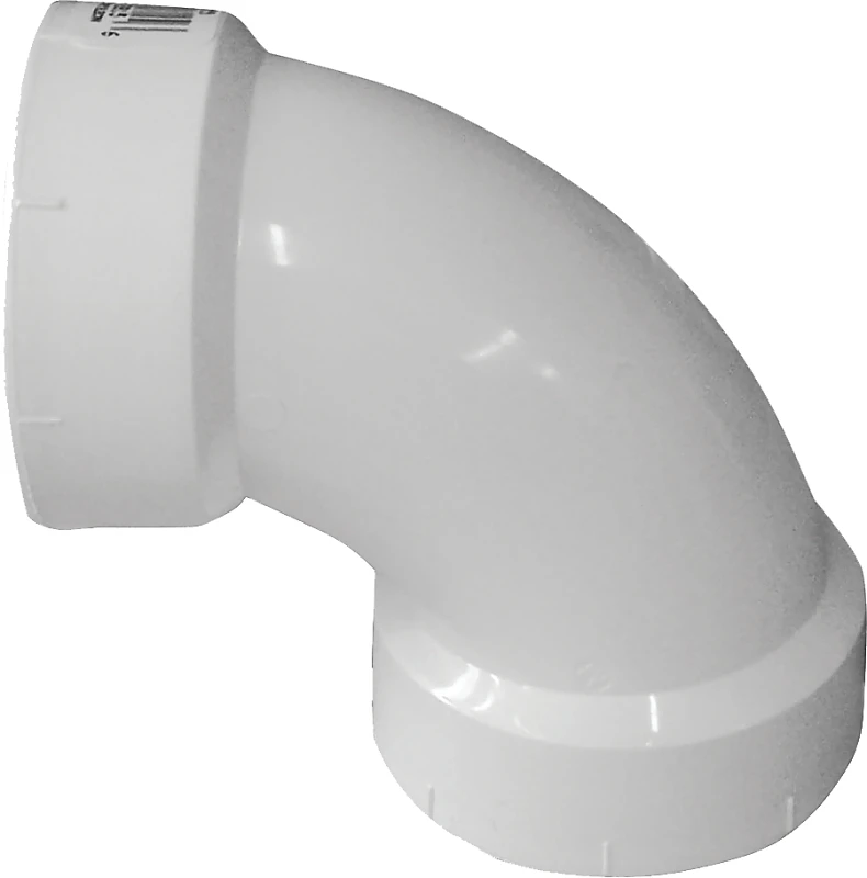 2 Inch Pvc 90 Degree Sanitary Dwv Elbow Pipe Fitting