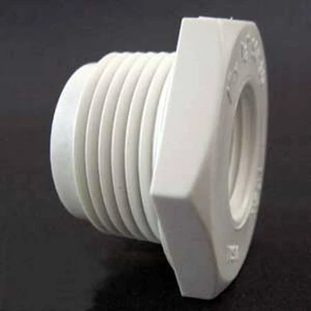 035705 Pipe Reducing Bushing, 1-1/4 X 1 In, Mpt X Fpt, Pvc, White