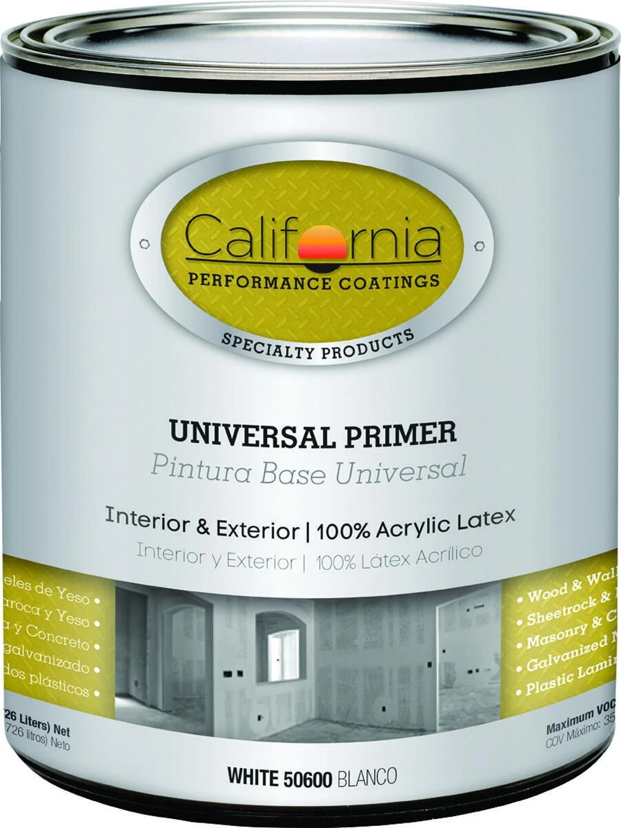 Universal Primer F50600-4, 1 Quart, High-performance Acrylic Latex