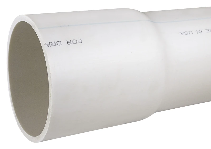 Pvc Foam Core Pipe 4 Inch Diameter X 20 Feet Length Bell Schedule 40