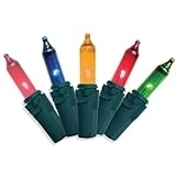 Holiday Ultimate Litelock Light Set, 100 Multi-colored Lights