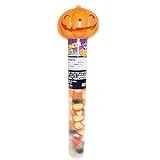 Halloween Treat Candy Corn Pumpkin Tube-1 count
