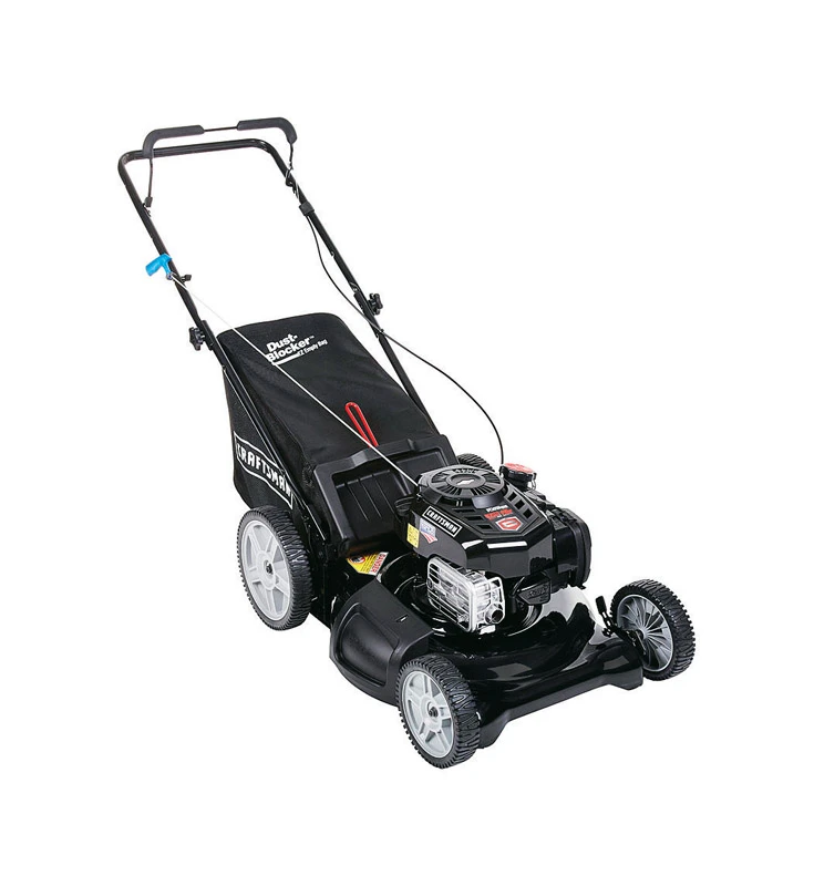 21 In. Wide 163 Cc Manual-push Lawn Mower With Mulching Capability