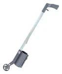White Athletic Field Line Marker 10 Oz. With Wheeled Marking Wand