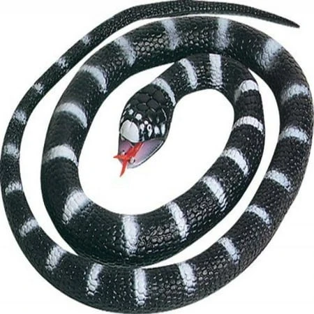 26" California King Rubber Snake - Realistic Design For Home Decor