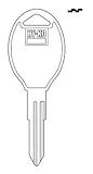 Nissan 96/97 Key Blank - Model 11010da38 - 10 Pack