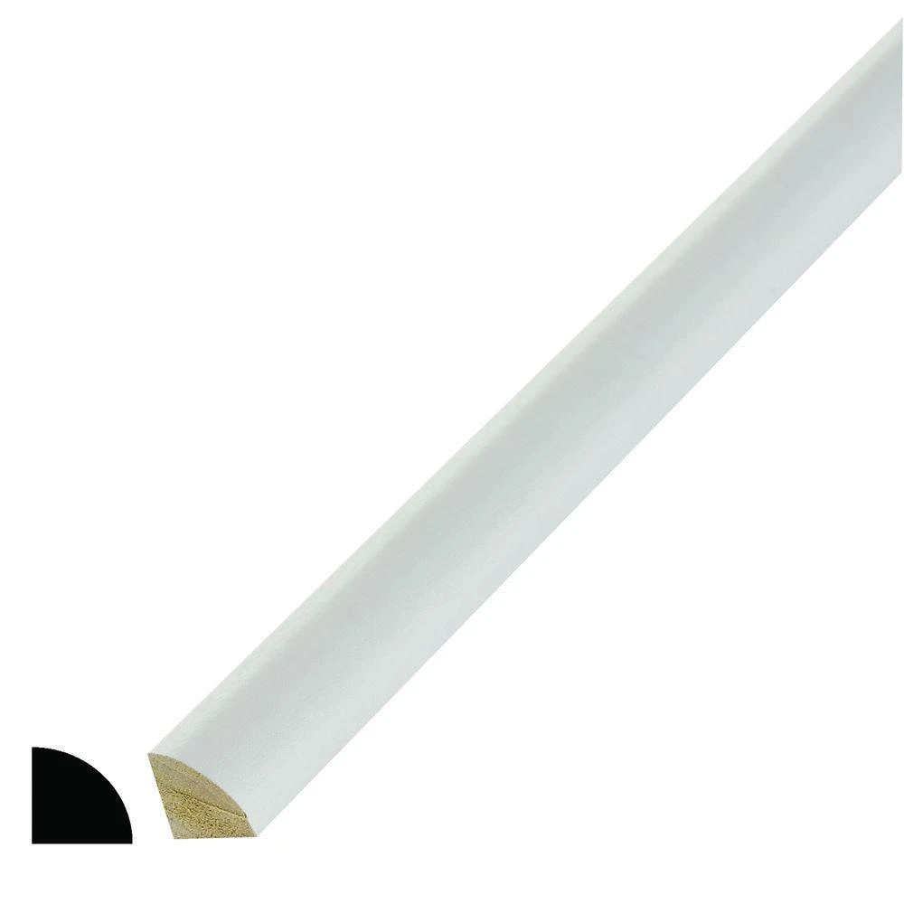 Wm 106 11/16 In. X 11/16 In. X 96 In. Primed Pine Finger-jointed Quarter Round Moulding