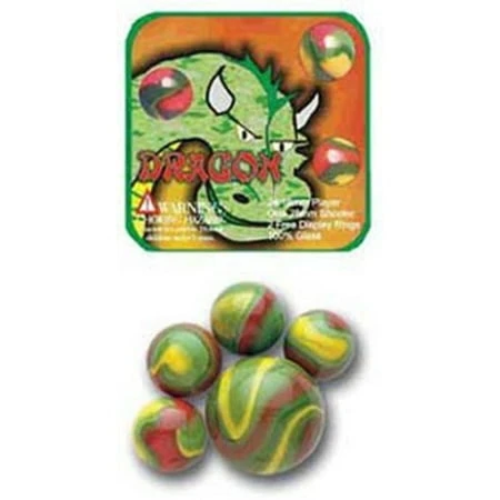 Dragon Marbles - Colorful Decorative Glass Marbles For Games And Crafts