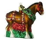 Holiday Clydesdale Ornament - Festive Collectible Decoration