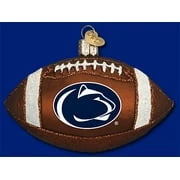 Ncaa Penn State Nittany Lions 4 Inch Mouth Blown Glass Football Ornament
