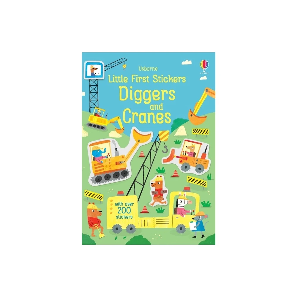 Little First Stickers Diggers And Cranes By Hannah Watson - Paperback Edition