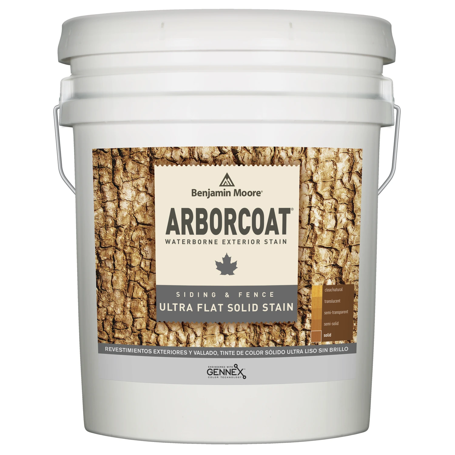 Arborcoat Solid Tintable Ultra Flat Acrylic Latex Stain 5 Gallon Base 4