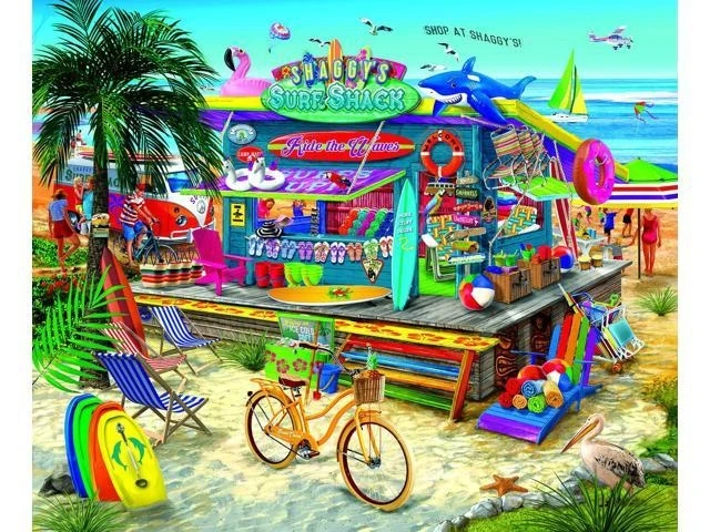 Shaggy's Surf Shop 1000 Piece Jigsaw Puzzle For Family Fun