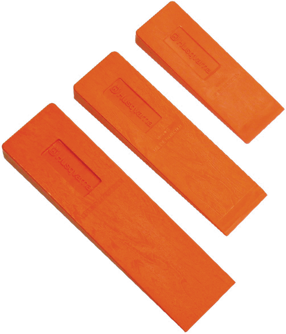 598035901 5.5" Heavy Duty Plastic Felling Wedge With Tab For Tree Cutting
