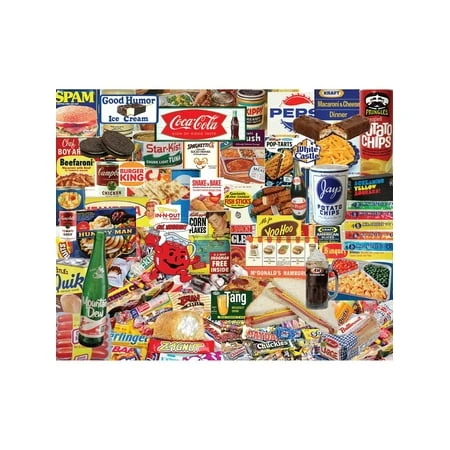 Boomers' Favorite Foods 1000-piece Puzzle By Hart Puzzles