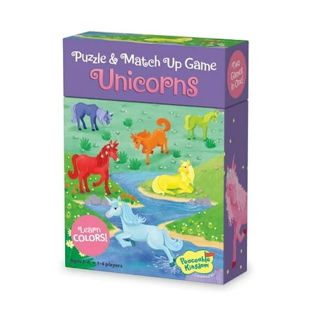 Unicorn Puzzle And Match Up Game - Fun For All Ages