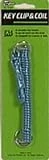 SNAP-ON COILED KEY RING