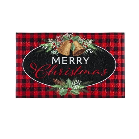 CHRIATMAS JOY EMBOSSED FLOOR MAT