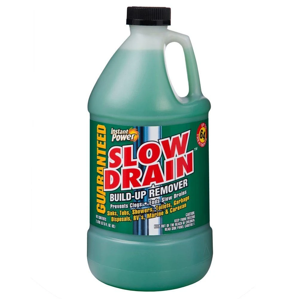 67.6 Oz. Instant Power Slow Drain Build-up Remover For Effective Drain Maintenance