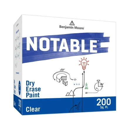 Notable Dry Erase Paint Clear 200 Square Foot Kit