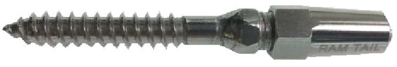 Stainless Steel Cable Rail Lag Jaw Fixed End - Model Rt Lj-05