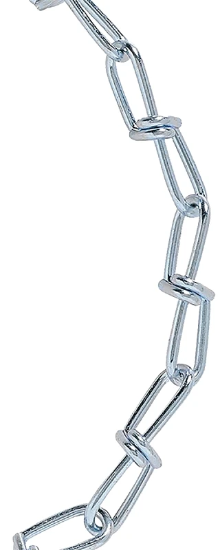 Double Loop Chain 2/0 Trade Size, 155 Feet Length, Zinc Coated, 255 Lb Limit
