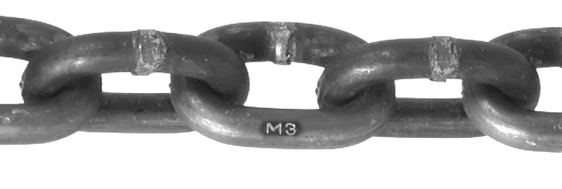 Hot-dipped Galvanized Proof Coil Chain, 1/4 In, 30 Grade, 141 Ft Length
