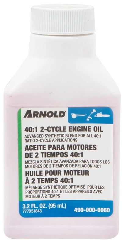 490-000-0060 2-cycle Motor Oil, 3.2 Ounce Bottle For Small Engines