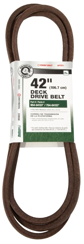 490-501-m025 42 In Deck Drive Belt For Residential Zero Turn Mowers
