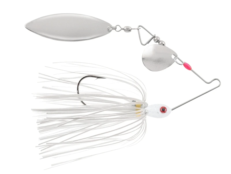 Spinnerbait White 1/4 Ounce Fishing Lure Model Blsp14-8