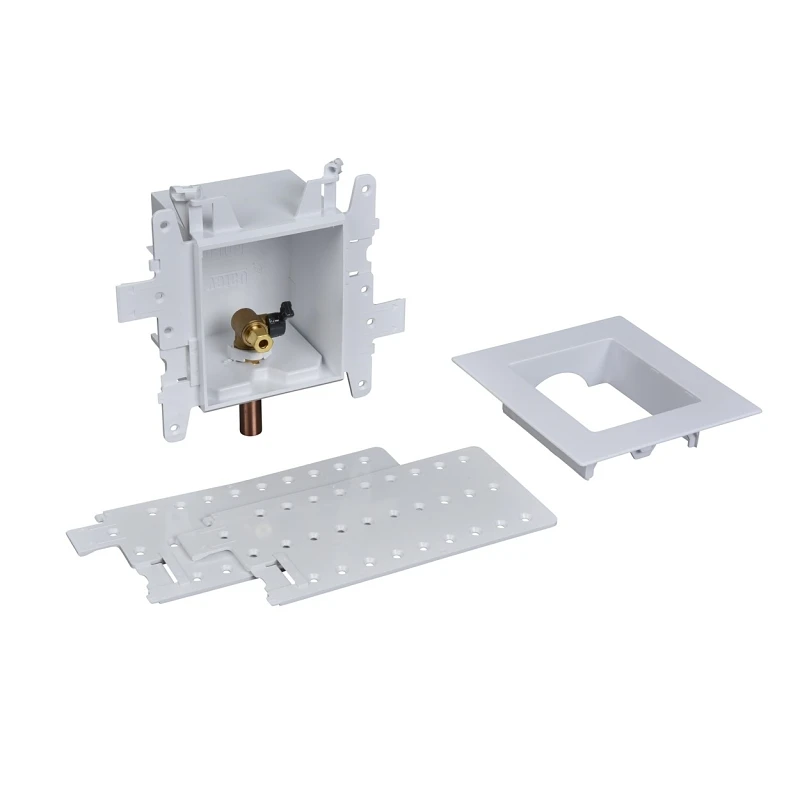 Moda Ice Maker Supply Box With Compression Valve, Pvc, ¼ In. Diameter, Model 37679