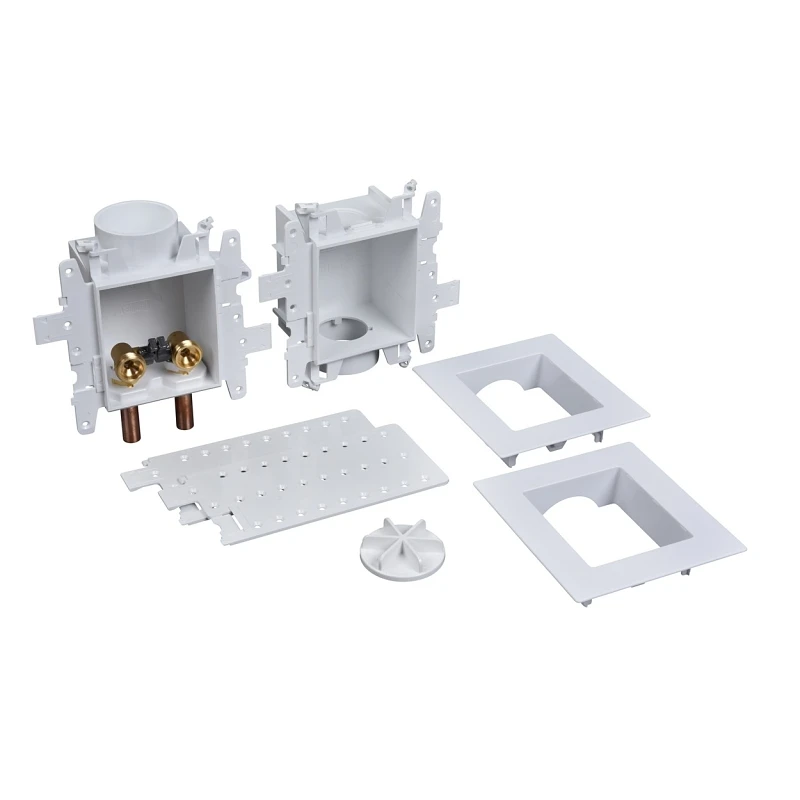 Moda Washing Machine Outlet Box With Drain Assembly And Water Hammer Arrestor