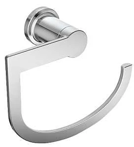 Rinza Chrome Ring Towel Hand Holder Model Y1186ch For Modern Bathrooms