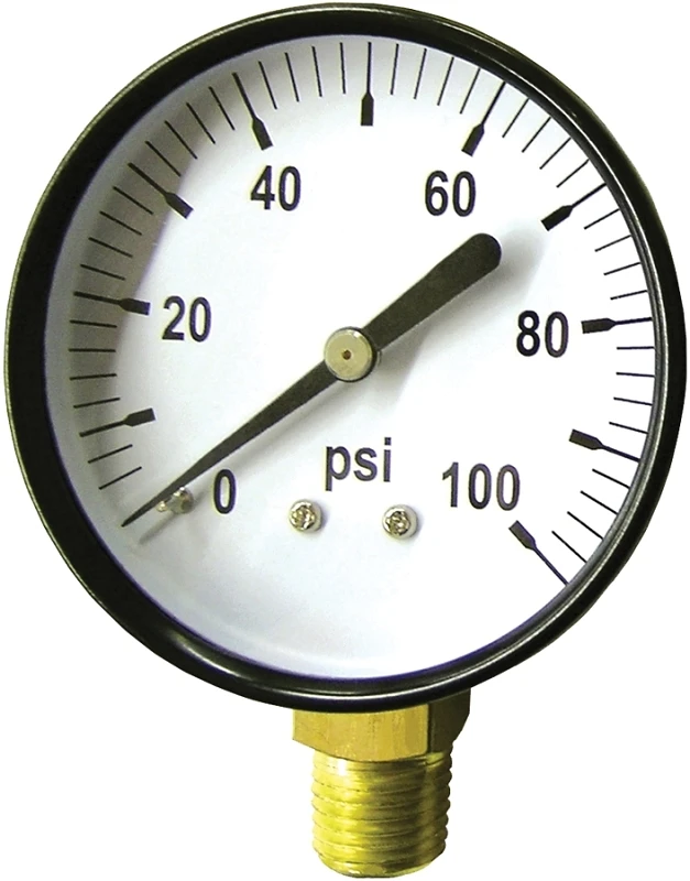 Sg1004 Standard Dry Pressure Gauge, 4 Inch Dial, 100 Psi