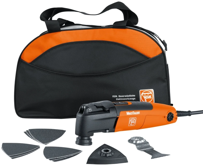 Oscillating Tool With Accessory Kit For Interior Construction And Renovation