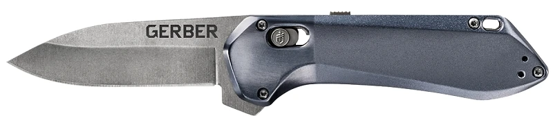 Highbrow Series Folding Knife 31-003519, 2.8 In Steel Blade, Black Handle