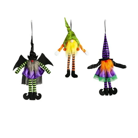 Light-up Halloween Gnome - 3 Assorted Designs For Festive Decor