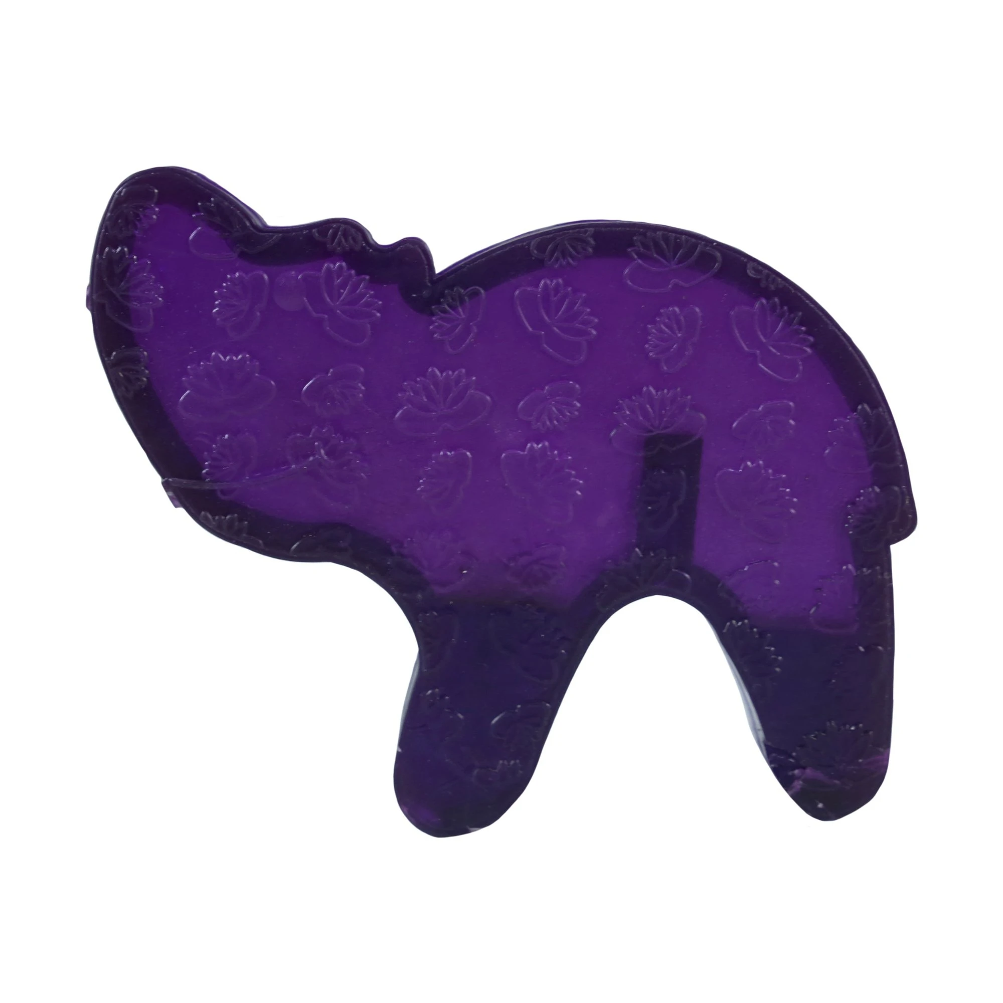 Squeezz Zoo Hippo Dog Toy, Large, Purple - Durable And Fun For Dogs